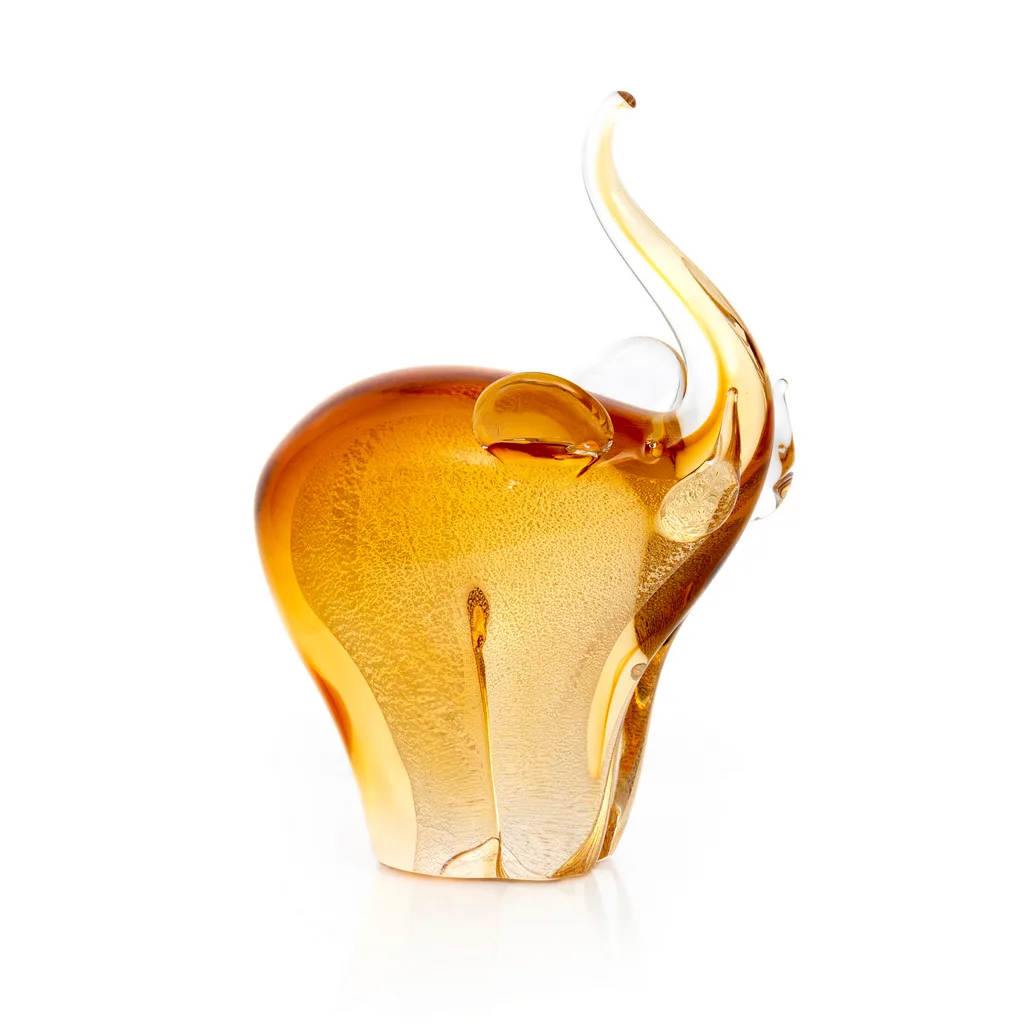 amber-elephant-handblown-glass-sculpture-+glass-GSC00288-1