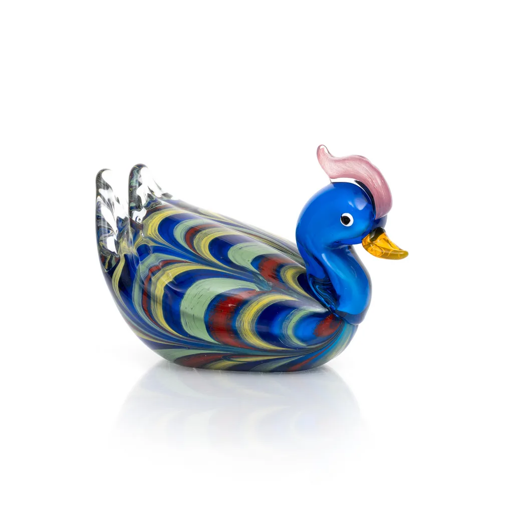 mandarin-duck-handblown-glass-sculpture-+glass-GSC00146-2