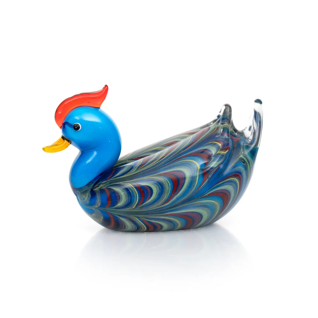 mandarin-duck-handblown-glass-sculpture-+glass-GSC00147-1