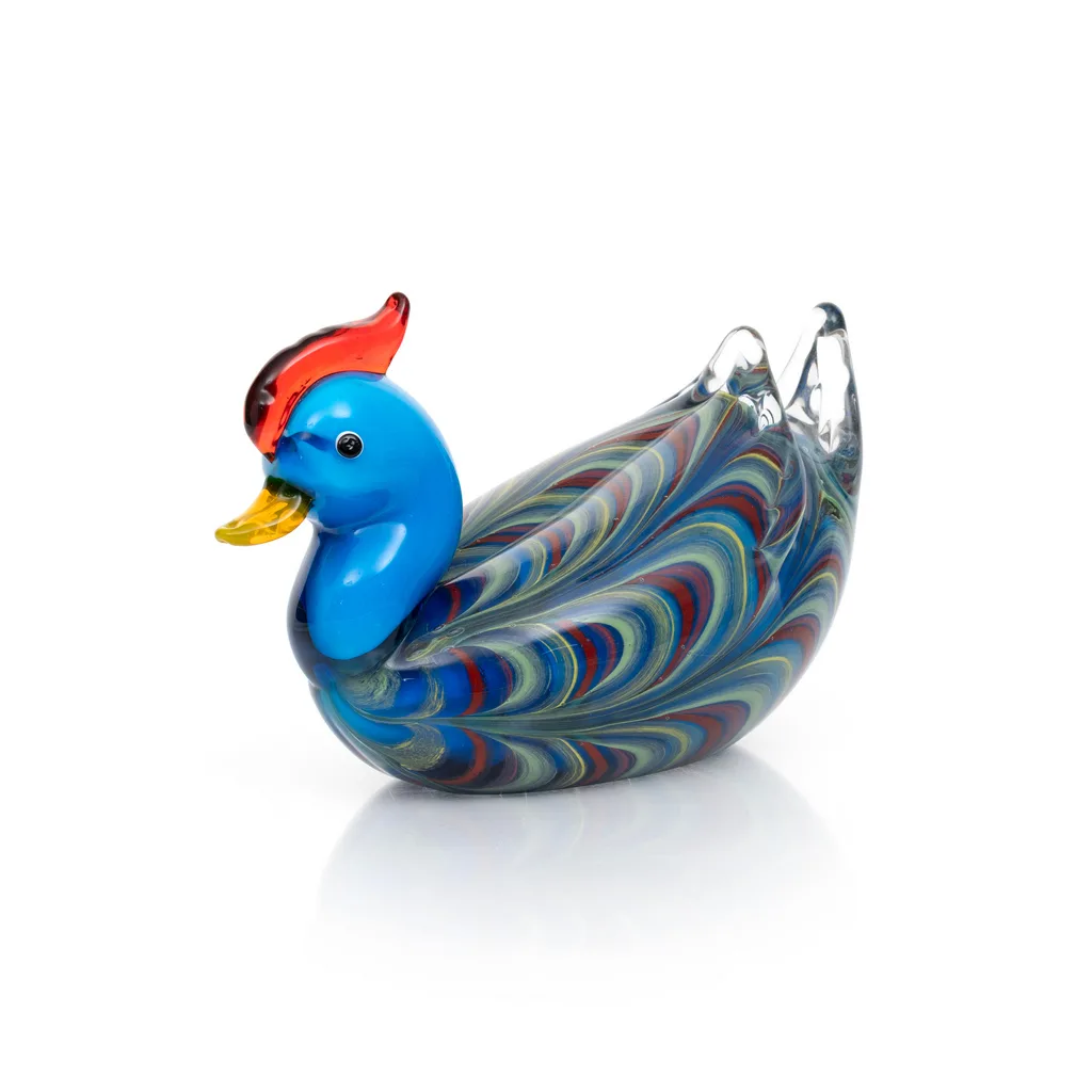 mandarin-duck-handblown-glass-sculpture-+glass-GSC00147-2