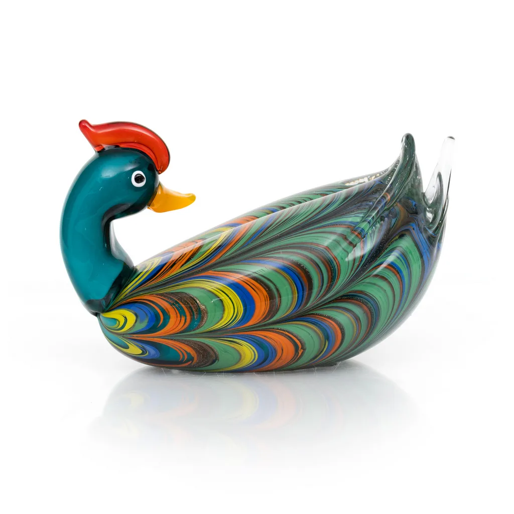 mandarin-duck-handblown-glass-sculpture-+glass-GSC00148-1