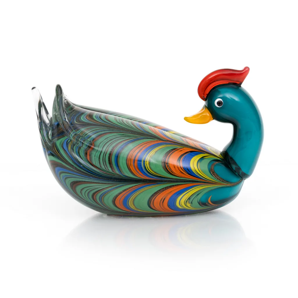 mandarin-duck-handblown-glass-sculpture-+glass-GSC00148-4